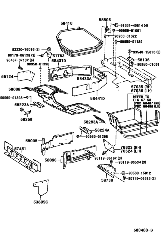 Front Floor Panel & Front Floor Member