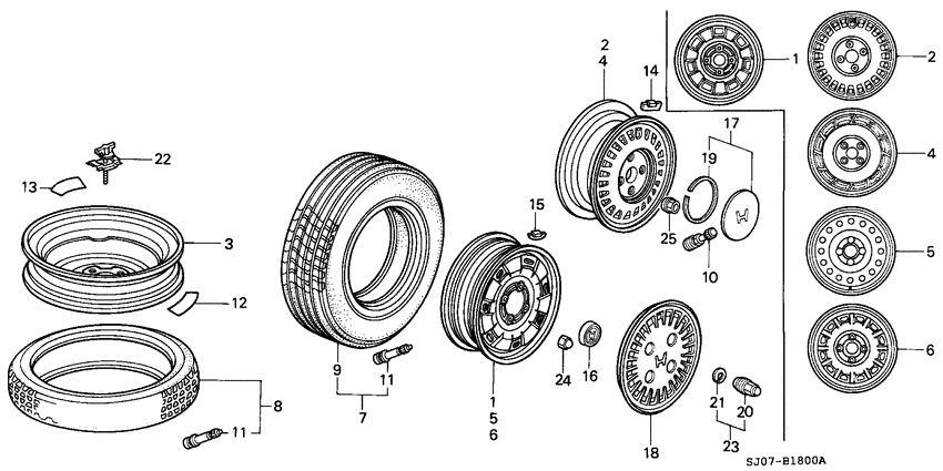 Tire/wheel disk