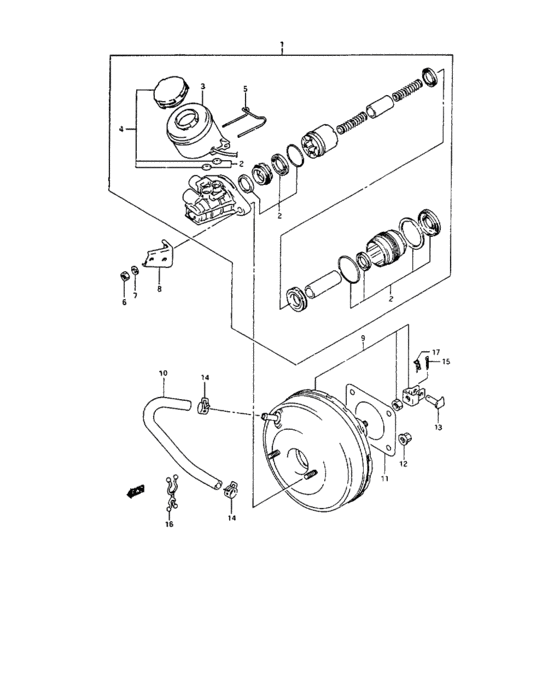 Brake master cylinder