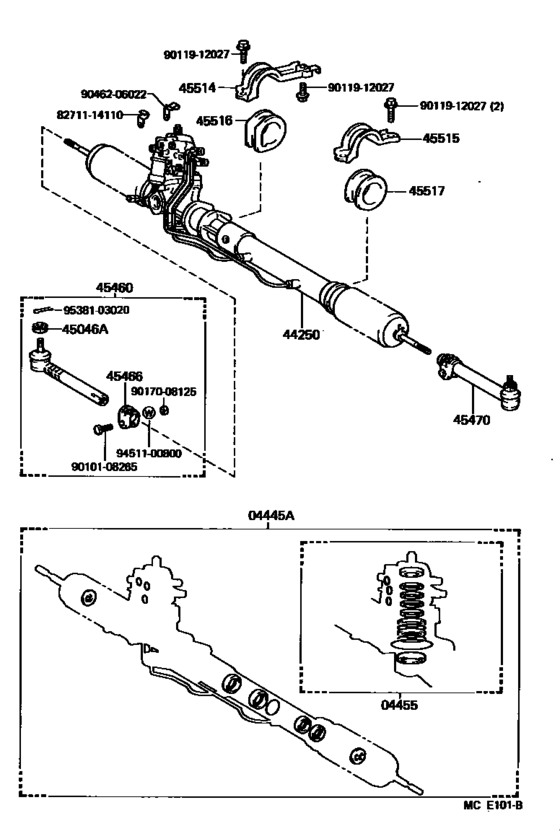 Front Steering Gear & Link