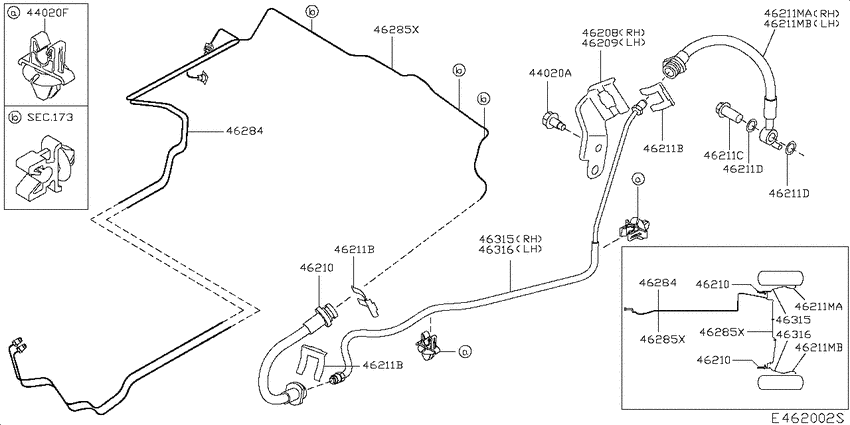 Brake piping & control