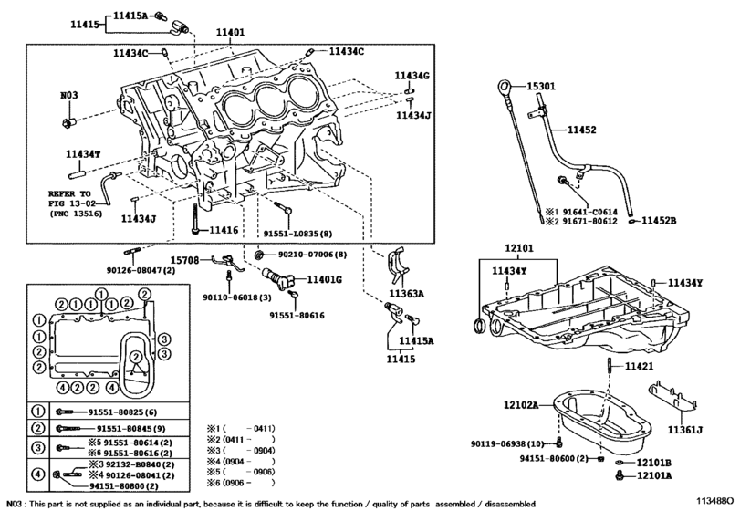 Cylinder Block for 2003 - 2004 Toyota LAND CRUISER PRADO GRJ120 ...