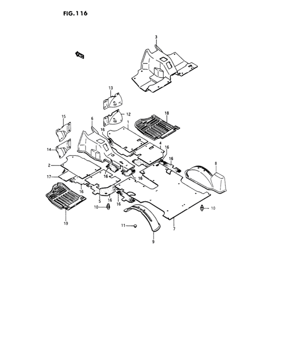 Floor mat and carpet