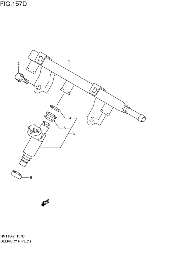 delivery pipe / fuel injector