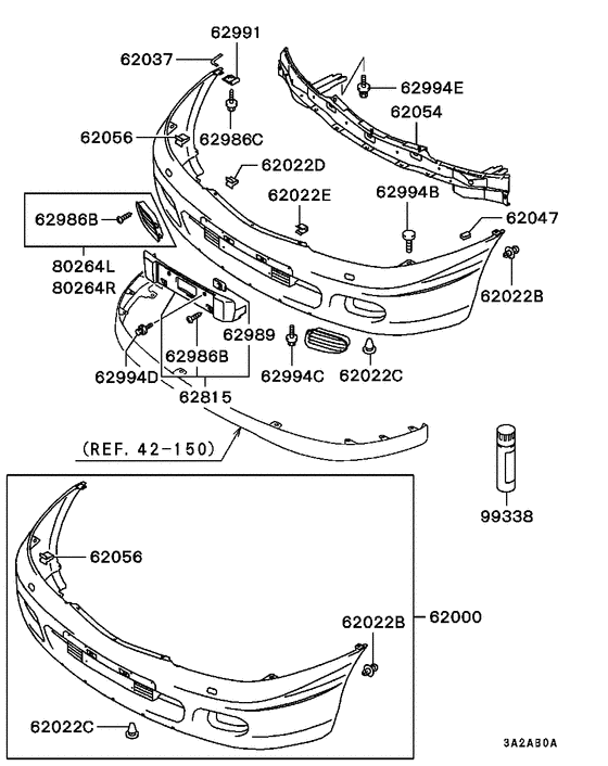 Front bumper & support