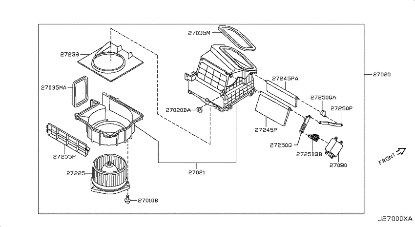 Heater & blower unit