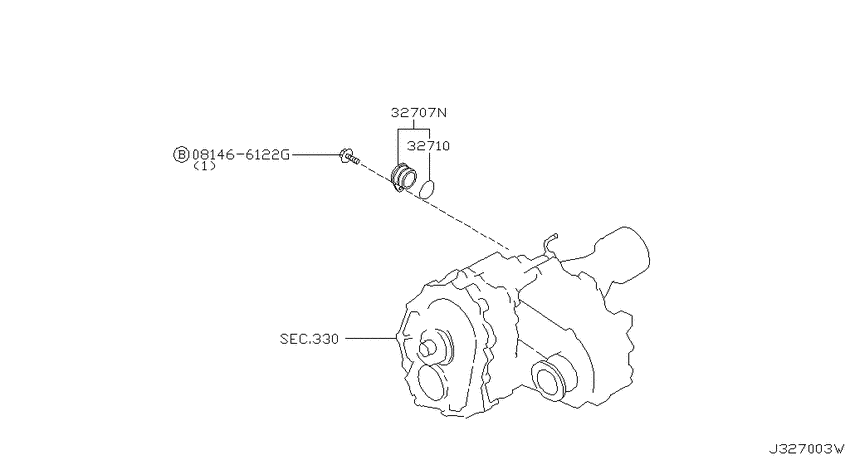 Speedometer pinion