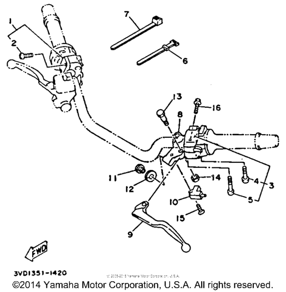 Handle switch & lever