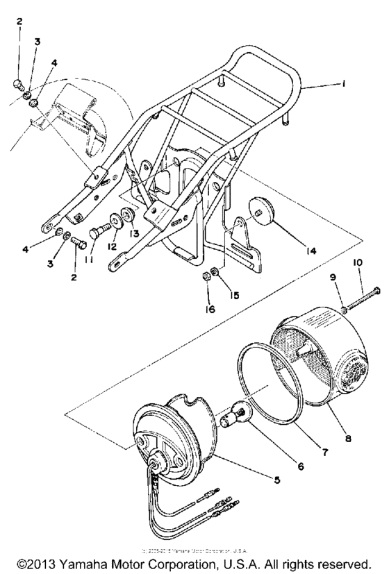Taillight - carrier