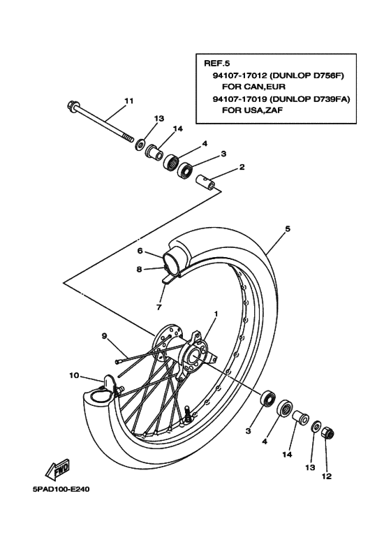 Front wheel