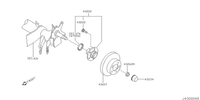 Rear axle