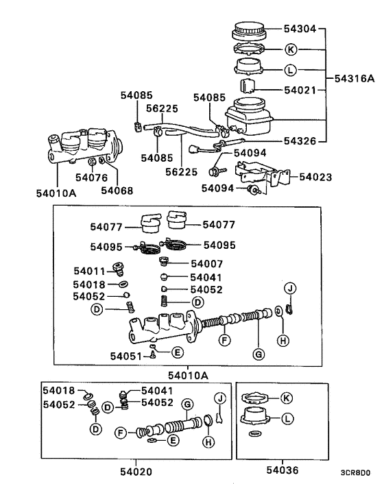 Brake master cylinder