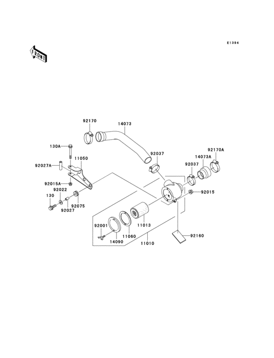 Air cleaner-belt converter