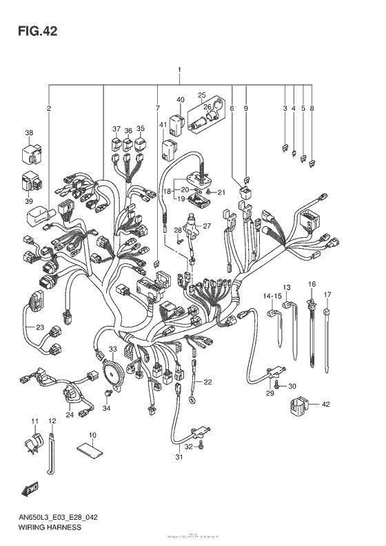 Wiring Harness (An650L3 E03)
