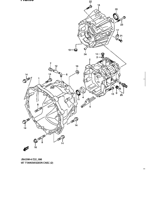 Mt transmission case