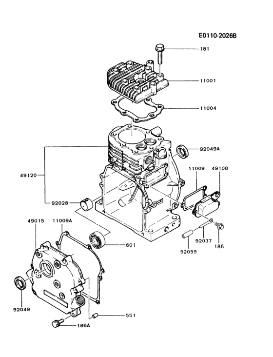 Cylinder/crankcase