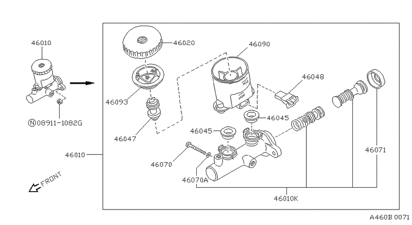 Brake master cylinder