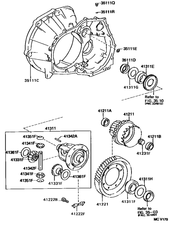 Front Axle Housing & Differential