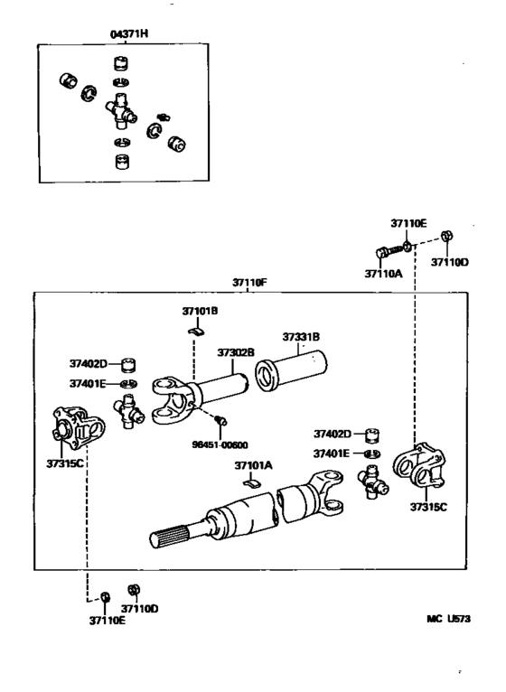 Propeller Shaft & Universal Joint