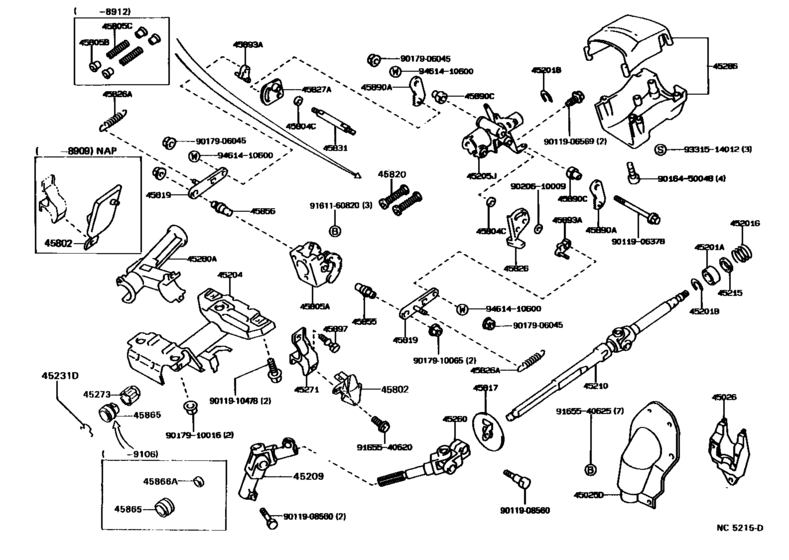 Steering Column & Shaft