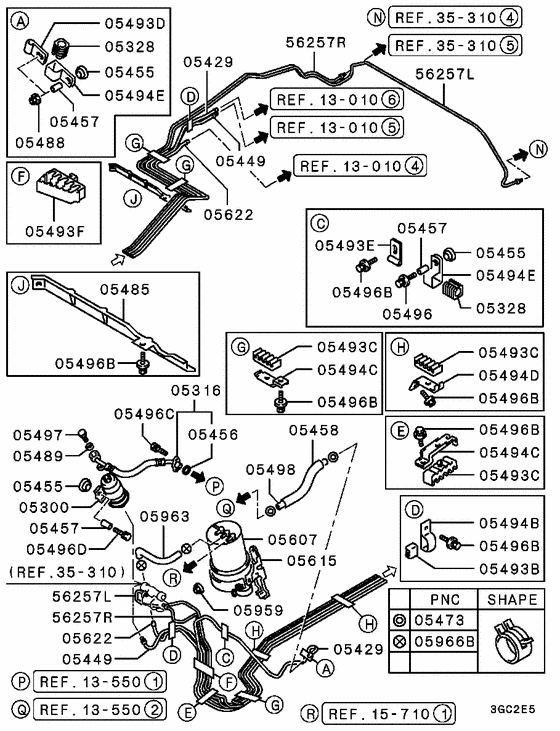 Fuel line & vapor gas control