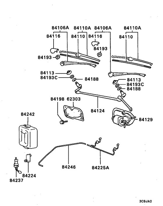 Windshield wiper & washer