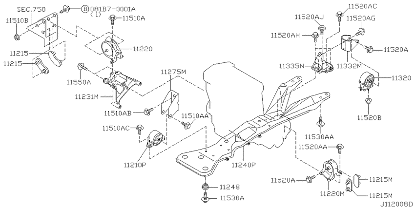 Engine & transmission   mounting