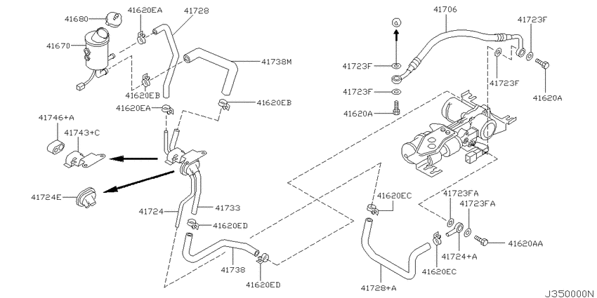 Transfer control parts