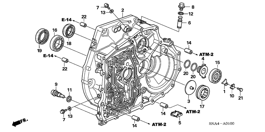 Torque converter case