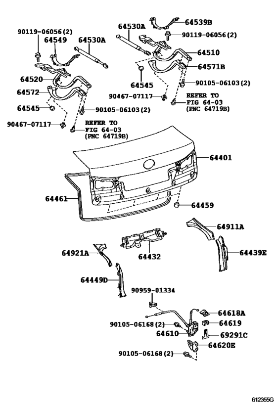 Luggage Compartment Door & Lock