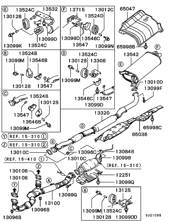 Exhaust pipe & muffler