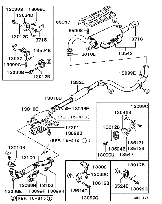Exhaust pipe & muffler