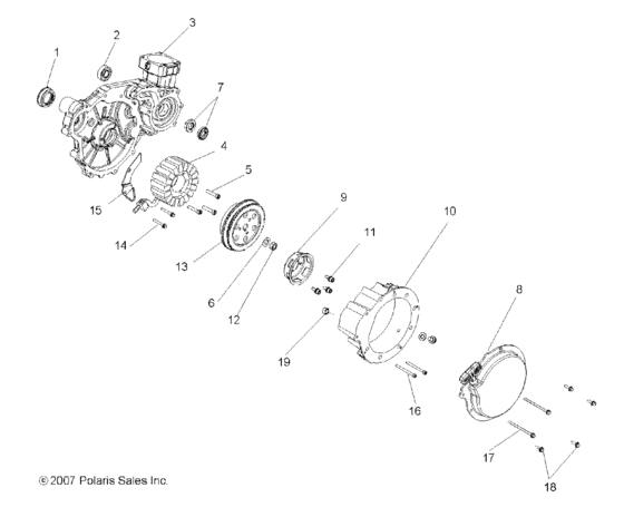 Engine, recoil cover