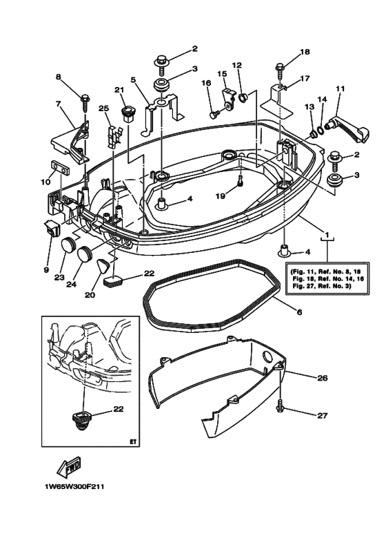 Bottom cowling