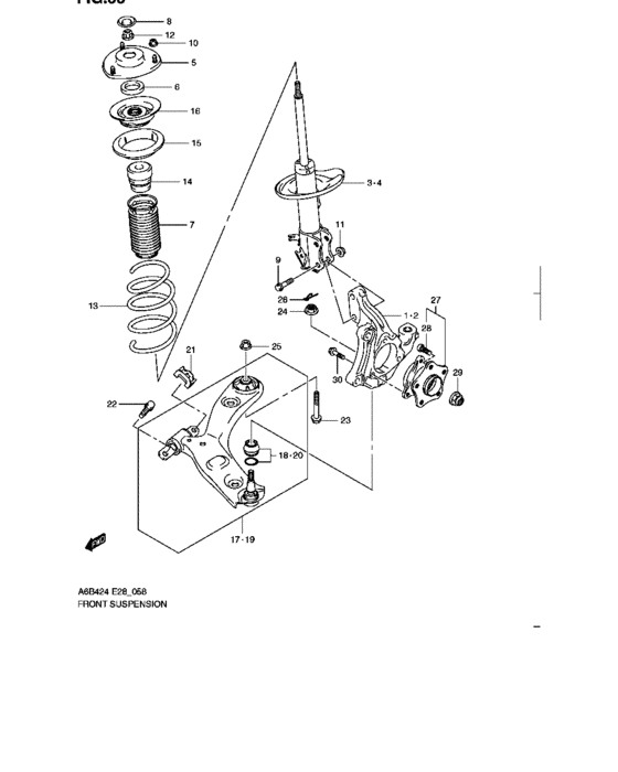 Front suspension