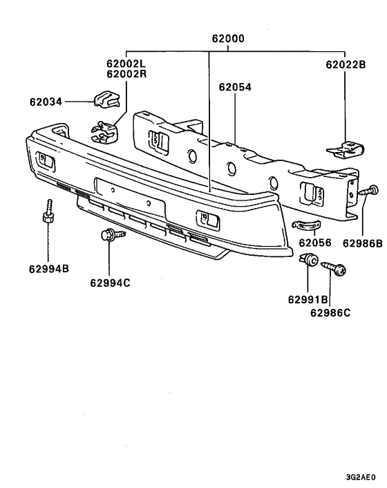 Front bumper & support