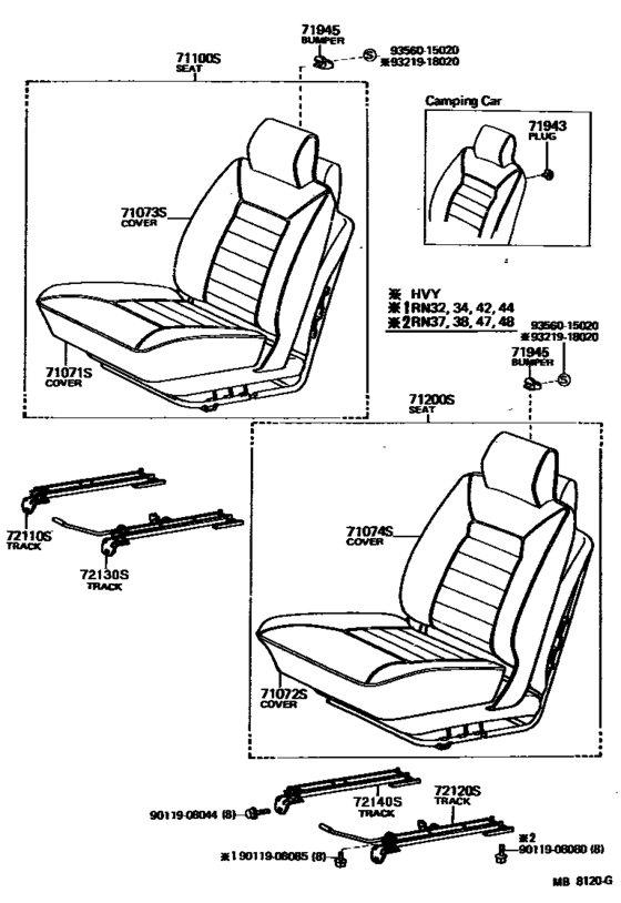Seat & Seat Track