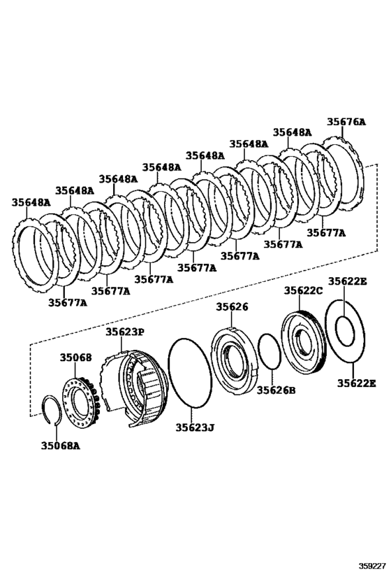 Brake No.3, 1St & Reverse Brake (Atm)