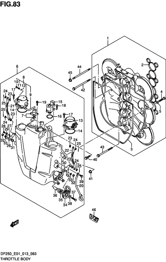 Throttle body