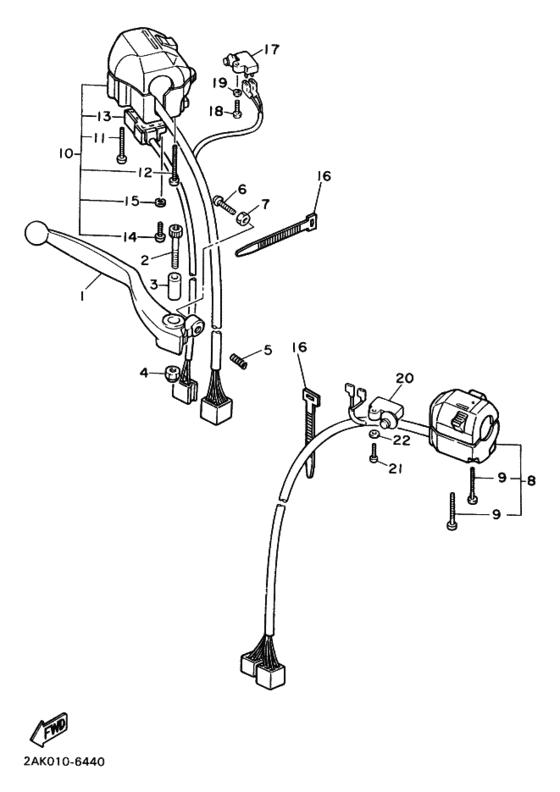 Handle switch & lever