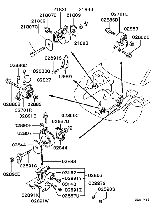 Engine mounting & support