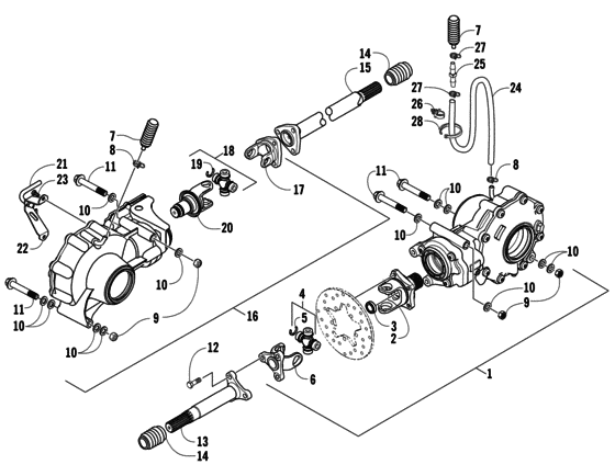 Drive train assembly