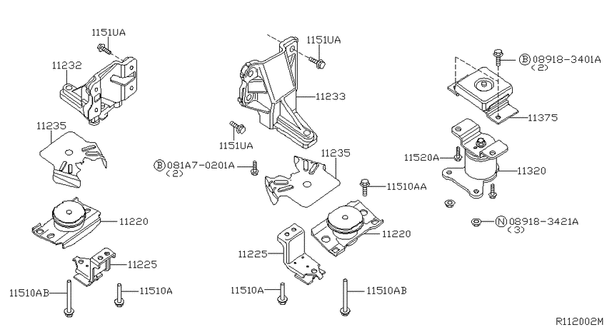 Engine & transmission   mounting