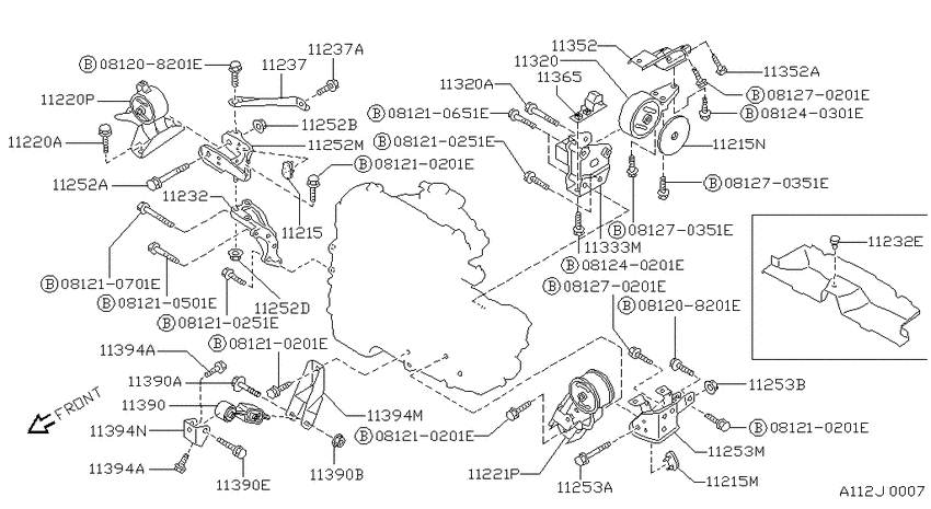Engine & transmission   mounting