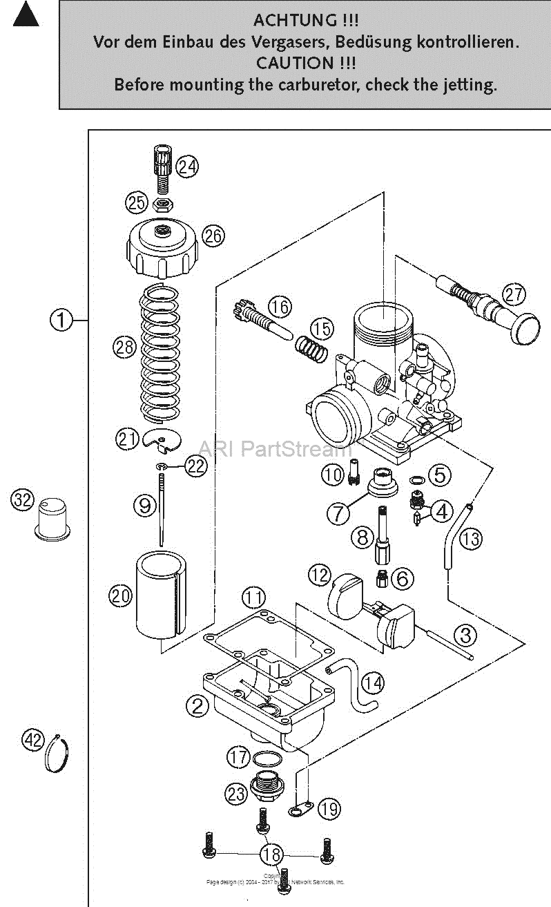 Carburetor Mikuni Vm24