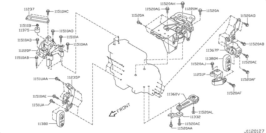 Engine & transmission   mounting