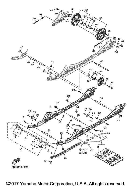 Track suspension 1