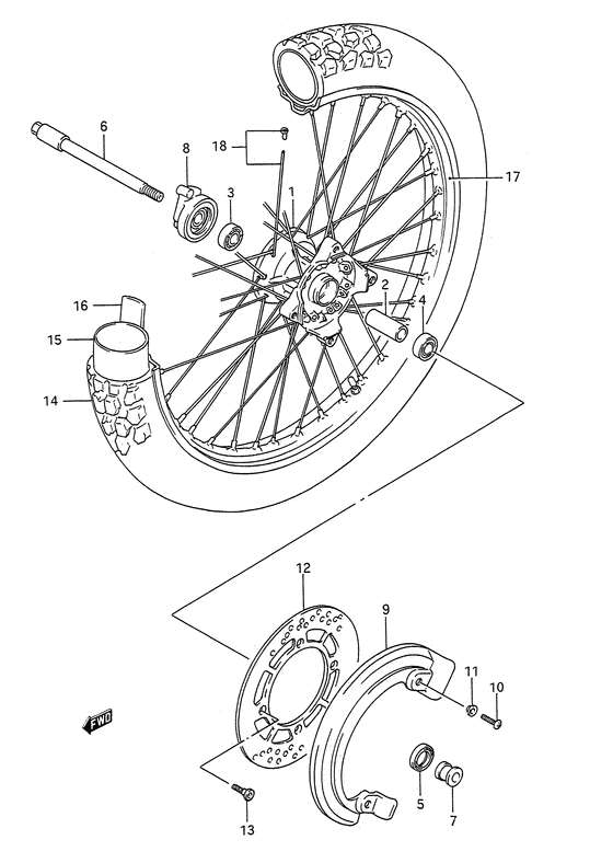 Front wheel