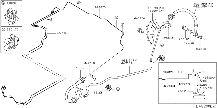 Brake piping & control
