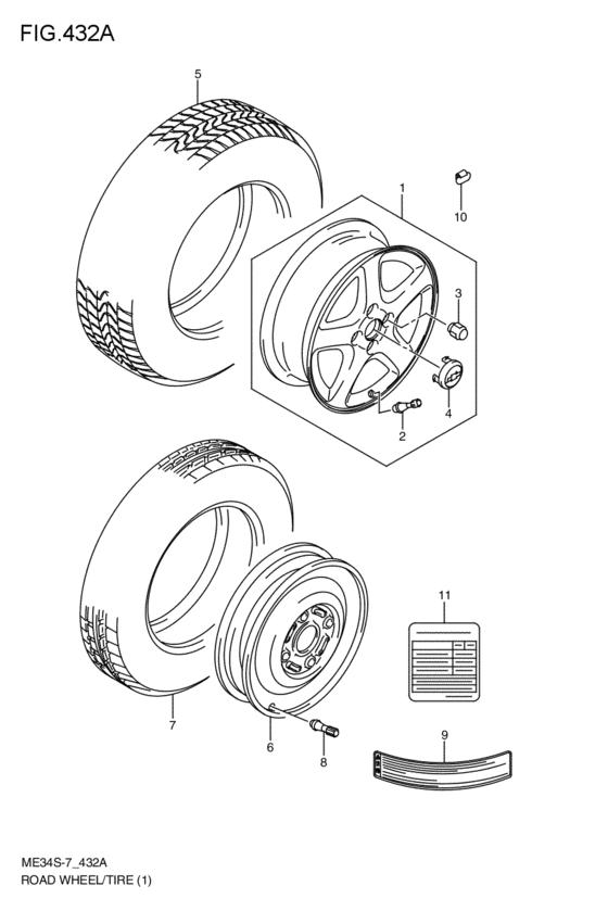 road wheel / tire